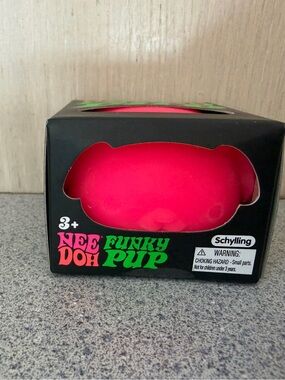 New Nee Doh Funky Pup Dog Puppy Pink Super Squishy Toy Squish Needoh Viral
